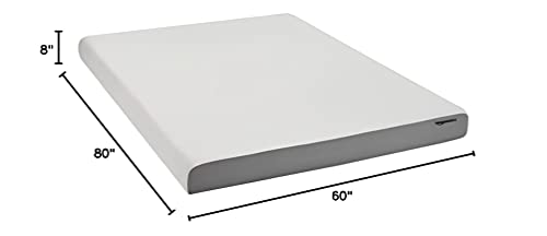 Amazon Basics 8-Inch Memory Foam Mattress - Soft Plush Feel, Queen #TOP6