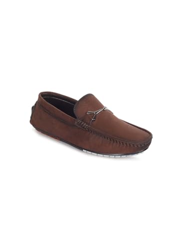 Image of AADI Men's Suede Leather Outdoor Casual Loafer Shoes
