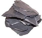 1 kg Schiefer schwarz, Aquarium, Terrassenbau, Dekoration