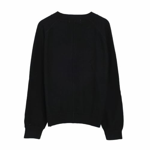 Image of Amazhiyu Women's 100% Wool Henley Sweaters Long Sleeve Button Up Tops