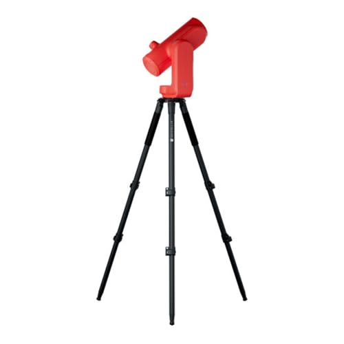 Image of Odyssey PRO - UNISTELLAR Smart Telescope (with Eyepiece), 85mm f /3.9 (320mm) Digital & Computerized, App-Controlled Motorized Alt-Az, Enhanced Vision, RAW /FITS Export, 64GB, 5h Battery (Red)