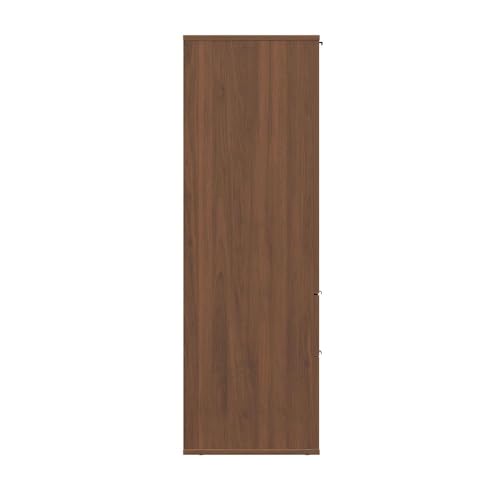Image of Wakefit Engineered Wood Cabinet | 1 Year Warranty | Storage Cabinet for Home Kitchen Living Room | 1 Closed Compartment, 2 Drawers & 4 Open Shelves | Pattens - Columbian Walnut