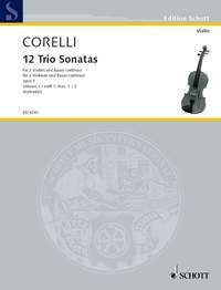 Twelve Triosonatas: op. 3. 2 violins and basso continuo; cello (viola da gamba) ad libitum.      Sheet music – January 1, 2000