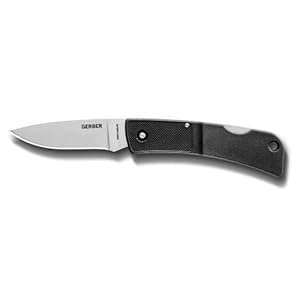 Gerber Gear LST Pocket Knife – Fine Edge Folding Knife – EDC Gear and Equipment – Stainless Steel,Black
