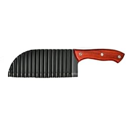 Cortador De Vegetales En Acero TOBILE Peeler Cortador de patatas fritas de acero inoxidable Cortador de patatas fritas vegetales Frutas arrugado Cuchillo de rebanador ondulado Cortador de zanahoria Papas fritas Herramientas de