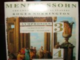 Mendelssohn Symphonies 3 & 4 CD album de musique classique
