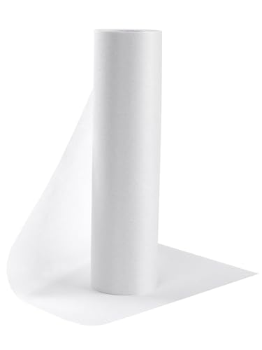 White Medium Weight Fusible Interfacing for Sewing: 11.6 X 30yd Interfacing Fabric for Sewing Iron-On Non-Woven Single-Sided Interfacing for Crafts Quilting Supplies