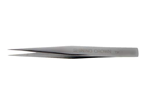 SHINING CROWN Straight Tweezers for Eyelash Extensions 1PC