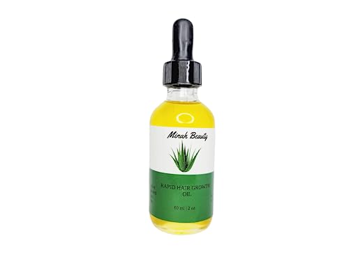 Natural Hair Growth Oil - Enriched with Aloe Vera, Jojoba, Avocad...