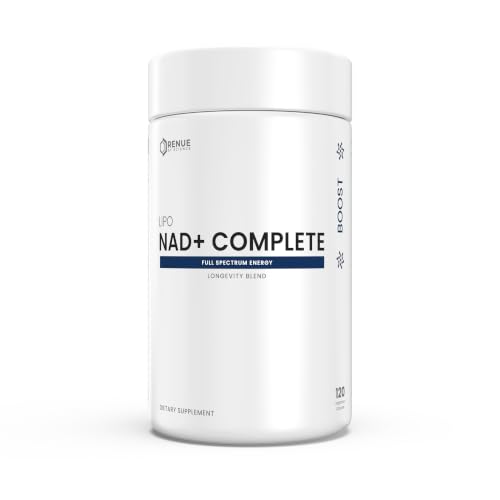Renue By Science NAD+ Complete | 120 Liposomal NAD Supplement Capsules with NMN, NR & Trigonelline - 310mg NMN & 160mg NAD per Serving | Bioavailable Formula for Increased Absorption | Made in the USA
