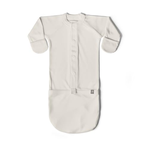 Image of goumikids Viscose Made from Bamboo Organic Cotton Convertible Baby Gown