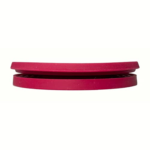 Image of Attsky Collapsible Pour Over Coffee Dripper for Camping, 2-Pack, Red | Reusable Silicone Filter Holder for Travel & Backpacking, Brews 2+ Cups, Single-Cup Brewer, Compact Camp Coffee Maker Kit