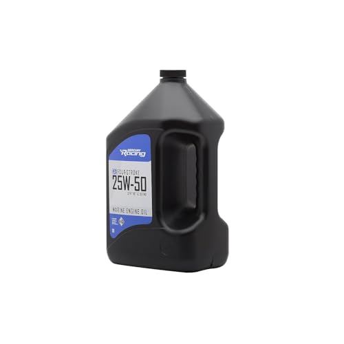 Aceite para motor Mercury Racing 25W-50 1 galón miniatura 3