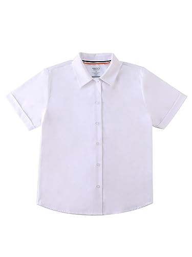 Smith's American Girls' Shirt - White, 8