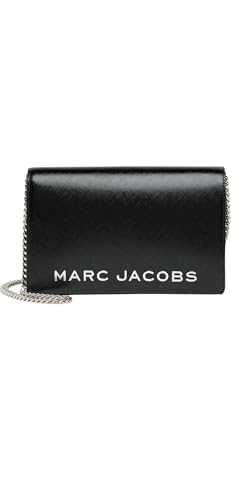 Marc Jacobs Carteira de festa em uma bolsa tiracolo de corrente, Preto