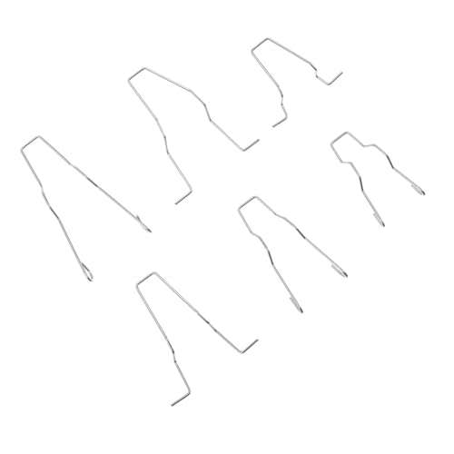 Alipis 6pcs Bulb Bulb Holder Headlight Bulb Retaining Beam Bulb Headlight Retainer Clamp Bulb Retaining Spring Headlamp Bulb Retainer Silver Iron