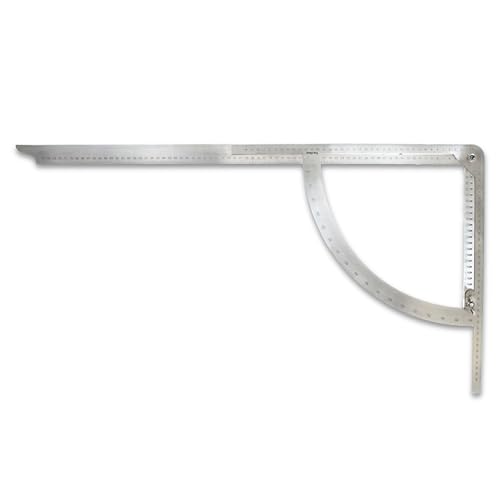 hedue® Anreissgerät Alphawinkel Classic | Alpha Winkel für Zimmerer , Anreißwinkel & Präzisionswinkel , Zimmermann Werkzeug