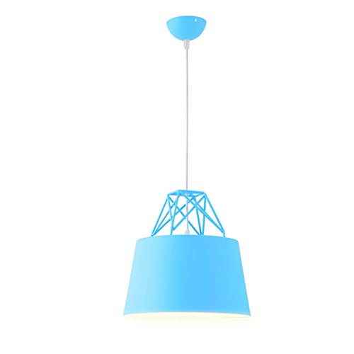 Abat-jour de suspension de plafond en métal macaron luminaire intérieur créatif salle