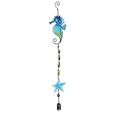 Sunset Vista Designs Metal and Glass Sea Horse Suncatcher