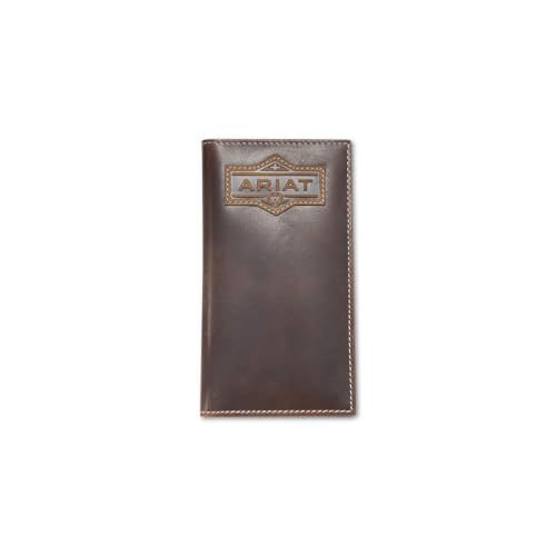 ARIAT Men's Crazy Horse Patch Leather Rodeo Wallet