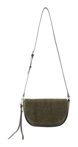 Sac à épaule FREDsBRUDER Weave Harmony Saddle Bag kaki en cuir