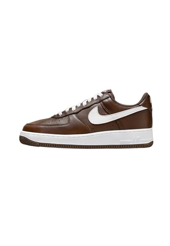 Nike Air Force 1'07 Basketballschuhe für Herren, Braun/Weiß (Chocolate/White), Größe 36, 36 EU