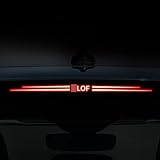 ★ Aufkleberdekoration: Wenn Sie bremsen, zeigt Ihre Bremsleuchte das Muster. Nach dem originalen Auto Bremslicht DIY Design. Es wird Ihr Auto perfekt installieren.