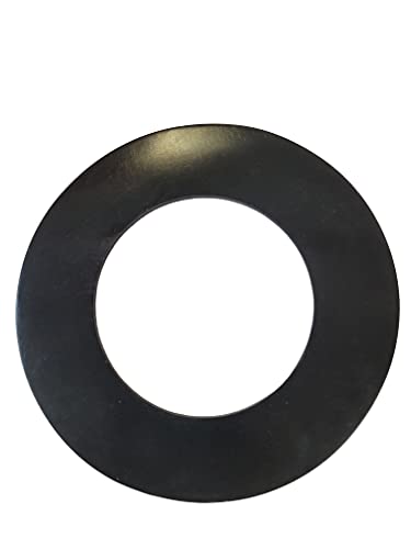 Develory Lot de 6 joints d'étanchéité en caoutchouc EPDM 3 mm - Approuvé pour l'eau de boisson - Choix : (2 pouces, 78 x 60 x 3 mm) // 6 pièces - Joint plat pour tuyau de raccordement d'eau, etc Cover