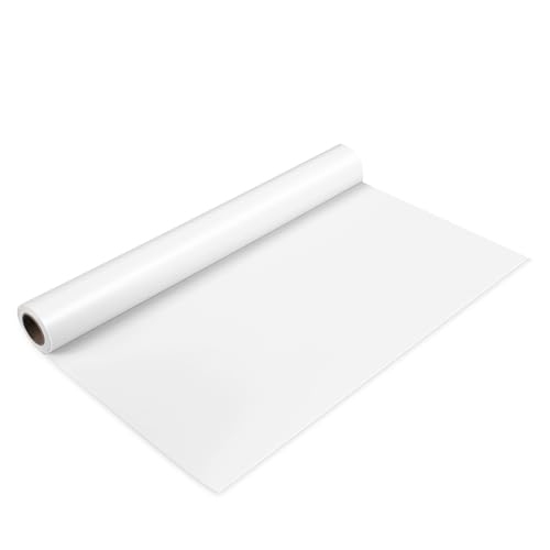 Ctosree 24 Inch x 20 Yards Design Vellum Roll Architectural Vellum Paper White Translucent Tracing Paper Roll for Drawing Sketching Architecture Building