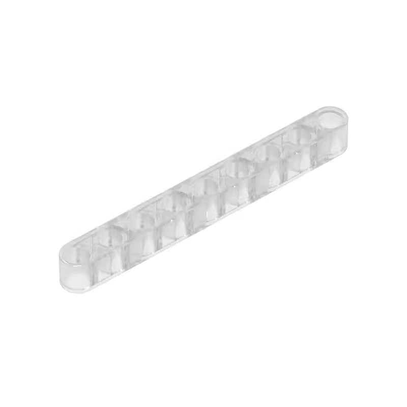 XYEIUGO GDS-666 40490 Technic Beam 1x9 Thick, Trans-Clear, 50 PCS