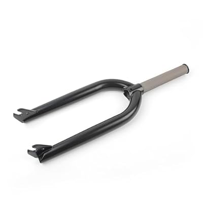 20 BMX Front Fork 4130 Chromoly Steel 1-1/8 (28.6mm) 163mm Steerer High Strength Bicycle Fork for BMX Racing Freestyle Street