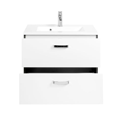 Held Möbel 099.1.2134 Waschtisch 70, Holzwerkstoff, graphitgrau, 48 x 70 x 54 cm