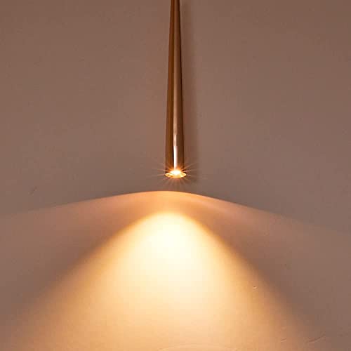 Lampes suspendues 3W cylindre alu et plafonnier downlight économie d'énergie - 4
