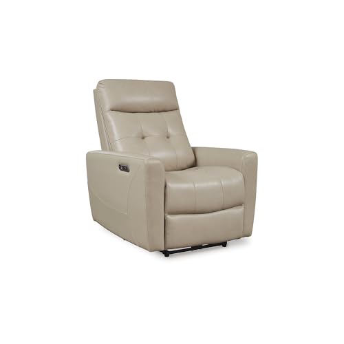 Signature Design by Ashley Pisgham Power Recliner with Adjustable Headrest, Light Brown by Signature Design by Ashley - Used condition - US$410.40