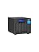 QNAP TVS-h474-PT-8G-US 4 Bay High-Speed Desktop NAS with Intel Pentium Gold 2-core CPU, 8GB DDR4 Memory, 2.5 GbE Networking and PCIe Gen 4 expandability (Diskless)