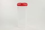 Original Tupperware TUPPERWARE Erfrischer 2,0 L erdbeerrot Eidgenosse Saft Kanne Mess & Go Circular