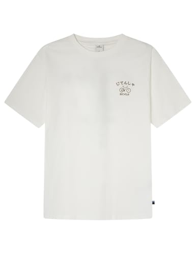 Camiseta Bike Japo Graphic Marfil Hombre