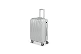PLATINIUM Valise en ABS+PC (White, Medium)