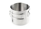 Gsi Outdoors Glacier Stainless Bottle Cup/Pot, Silver