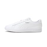 Tige en suède PUMA Puma Smash v2 L Baskets Mixte, Puma Blanc Puma Blanc, 44.5 EU