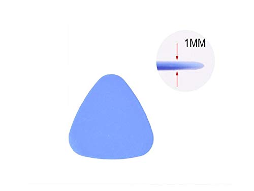 10 Piece Universal Triangle Plastic Pry Opening Tool for iPhone Mobile Phone Laptop Tablet LCD Screen Case Disassembly Blue Guitar Picks by