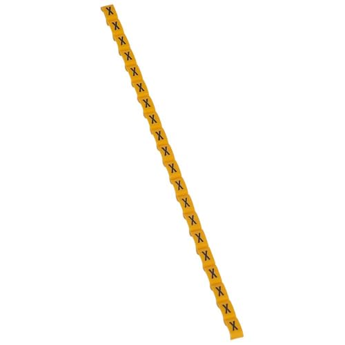 Legrand 038433 repère Duplix lettre X haute visibilité pour tableau électrique