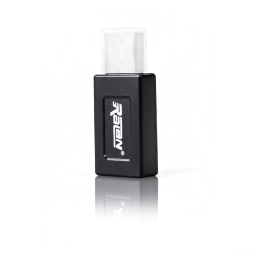Adaptador de controlador inalámbrico USB para interruptor para PS4 para PS5, receptor de PC con soporte de vibración, color negro