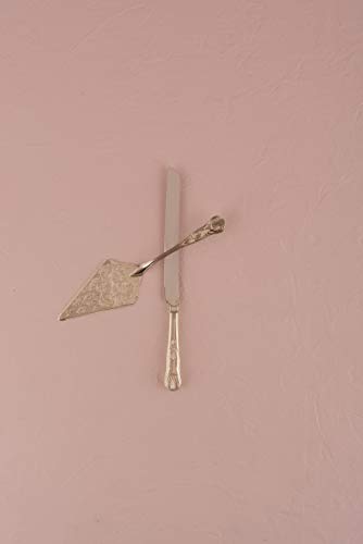 Vintage Inspired Silver Cake Knife And Server Style 9530 #TOP3