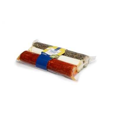 Rulito de Queso de Cabra y Mezcla Chef – Natural, a la Pimienta y al Pimentón | (3 PAQUETES, Rulito de Queso de Cabra Surtido (Natural, a la Pimienta, al Pimentón) 300 gX3)
