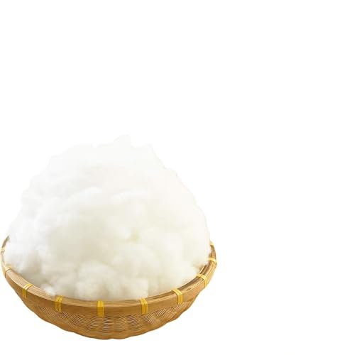 Image of Premium Polyester Fiber Filling for Pillow, Cushion & Soft Toys | Soft Fluffy Stuffing Fiber | Lightweight Refill Fiber for DIY Craft, Teddy Bear & Doll Making | Washable & Durable | 100g Pack (White)