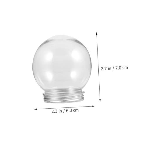 Globos de plástico para rellenar con dulces, juego de 20 esferas de 150ml para Navidad 4