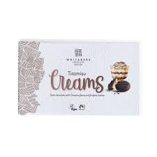 Whitakers Dark Chocolate Tiramisu Creams 150g Box