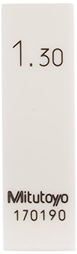 ミツトヨ(mitutoyo) レクタンギュラゲージブロック セラミックス製 1級 1.3mm 613590-03