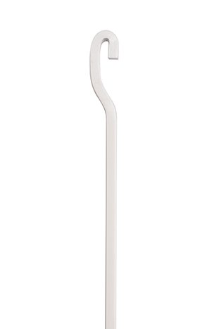 Image of STAS Art Hanging Rod: STAS j-Rail max Rod 4x4 White 200 cm